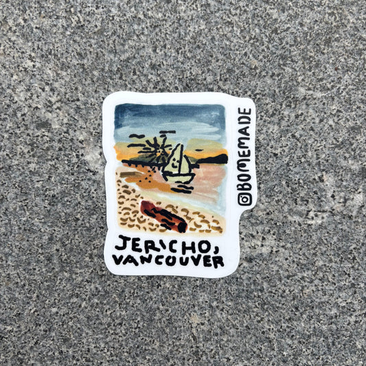 Sticker : Jericho Beach Sunset