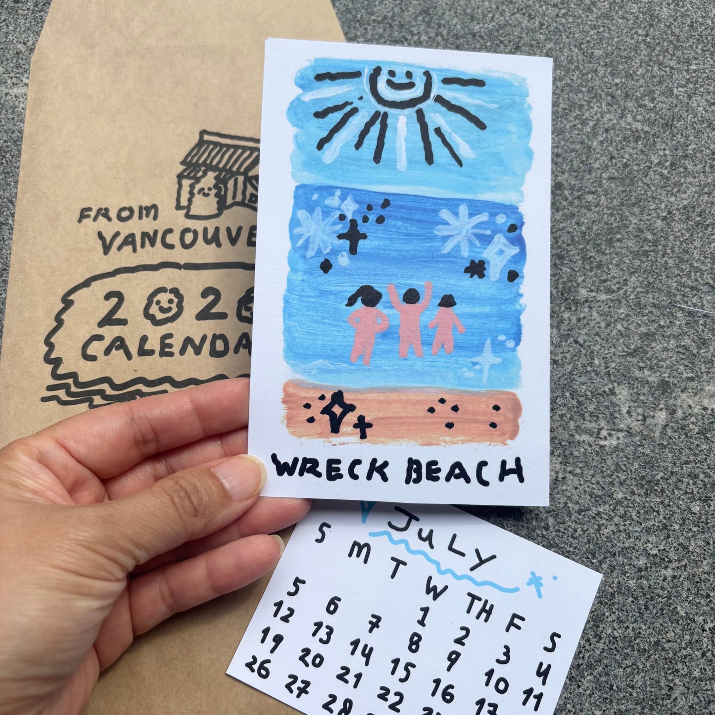 2026 Calendar from Vancouver