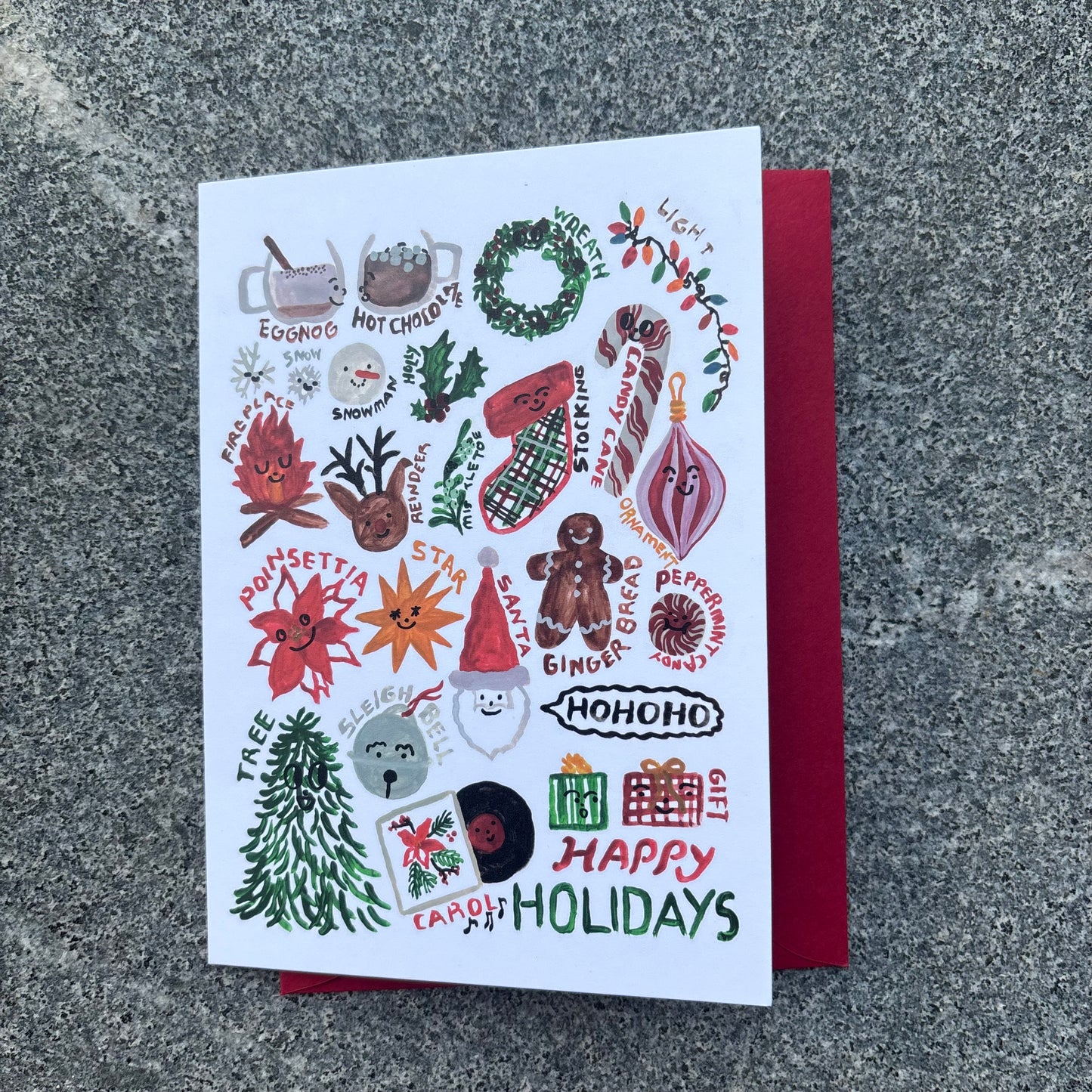 Card : Happy holidays