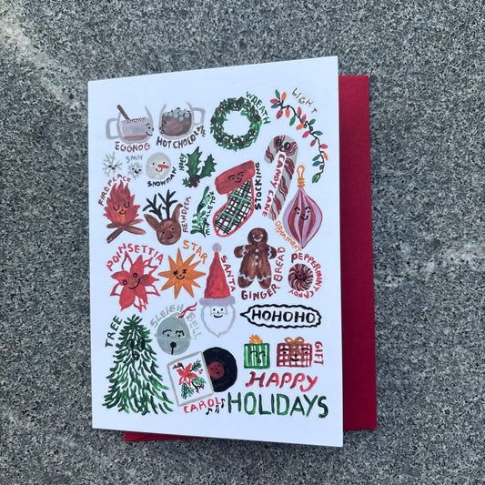 Card : Happy holidays