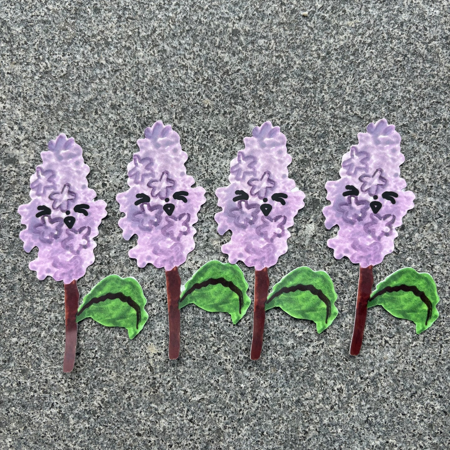 Flower Sticker : Lilac