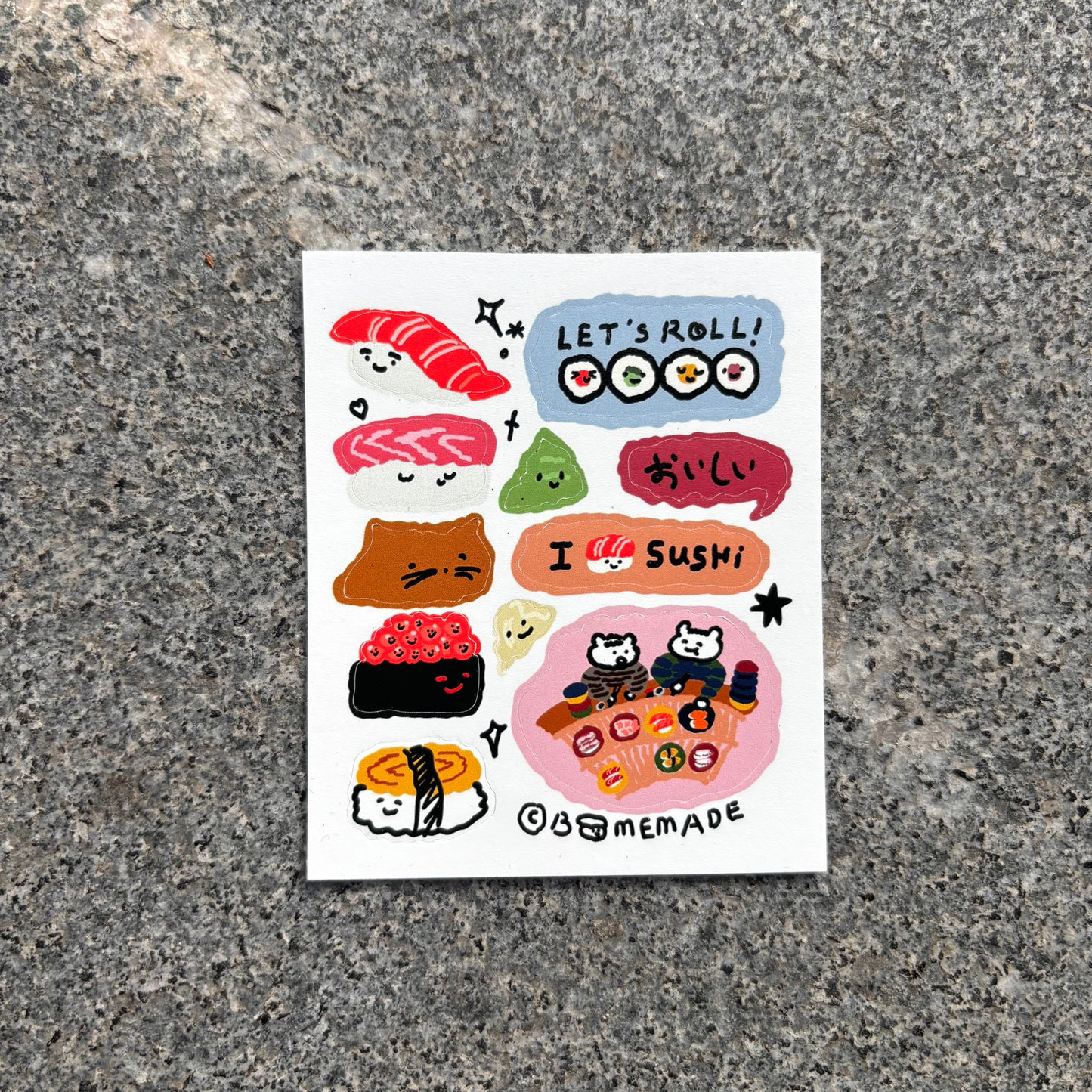 mini Sticker : Sushi