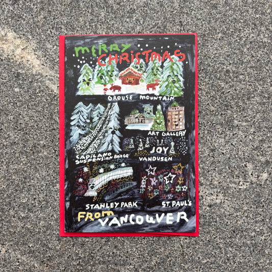 Card : Merry Christmas from Vancouver