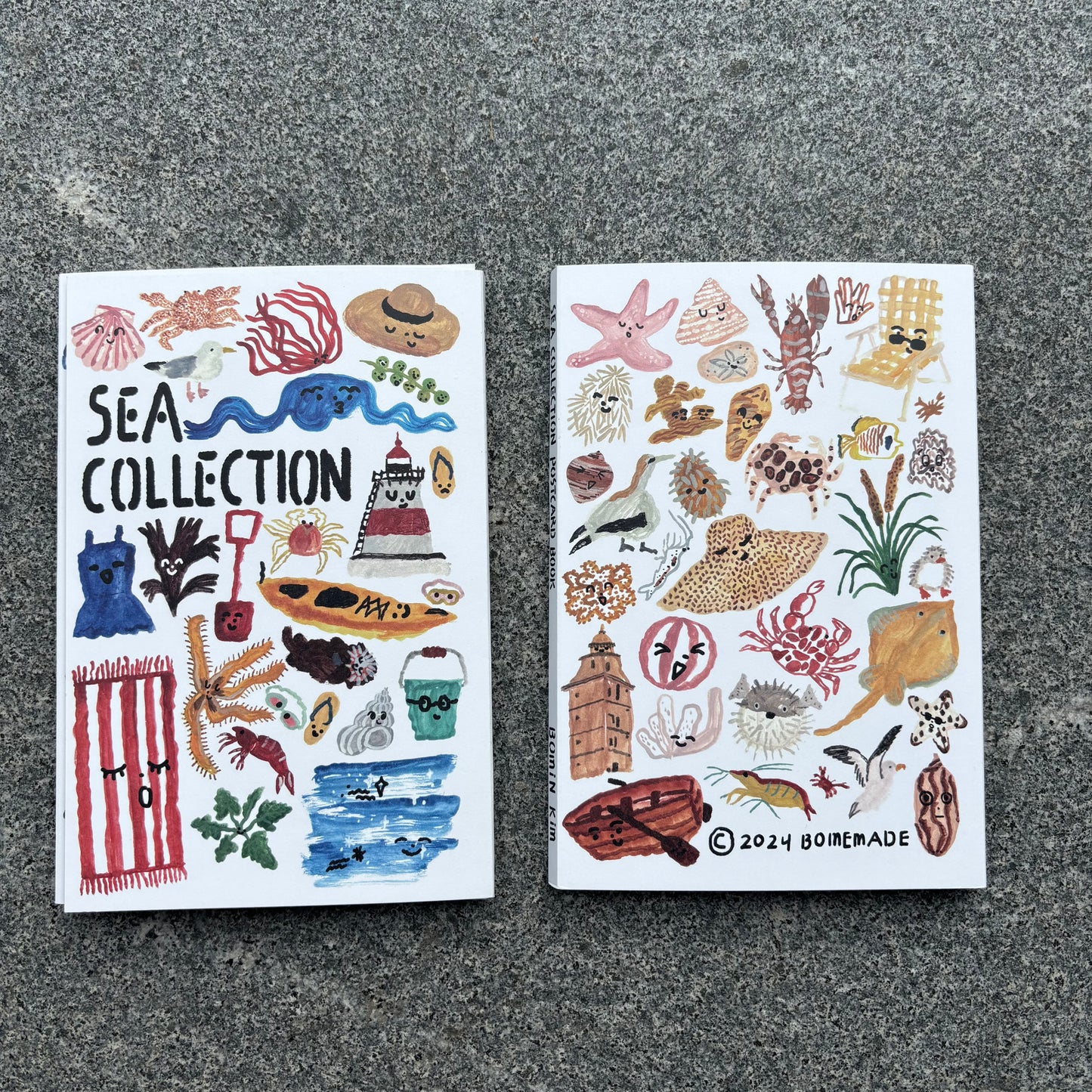 24 postcards Book - Sea Collection