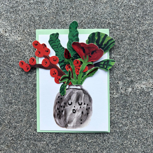 Mint Bouquet Card