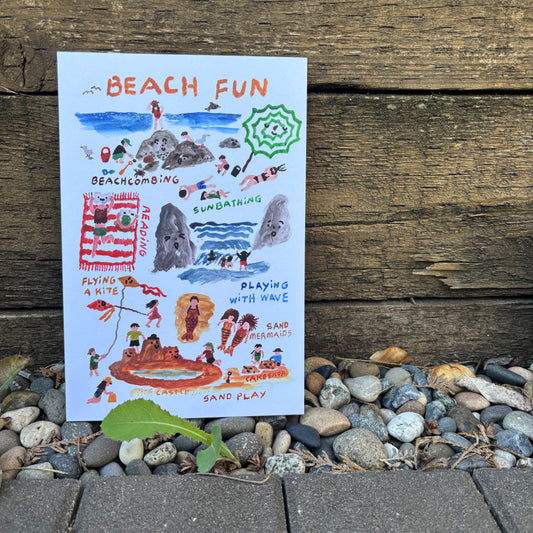 mini Poster : Beach Fun