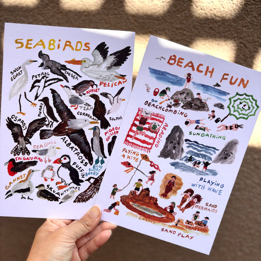 mini Poster : Seabirds
