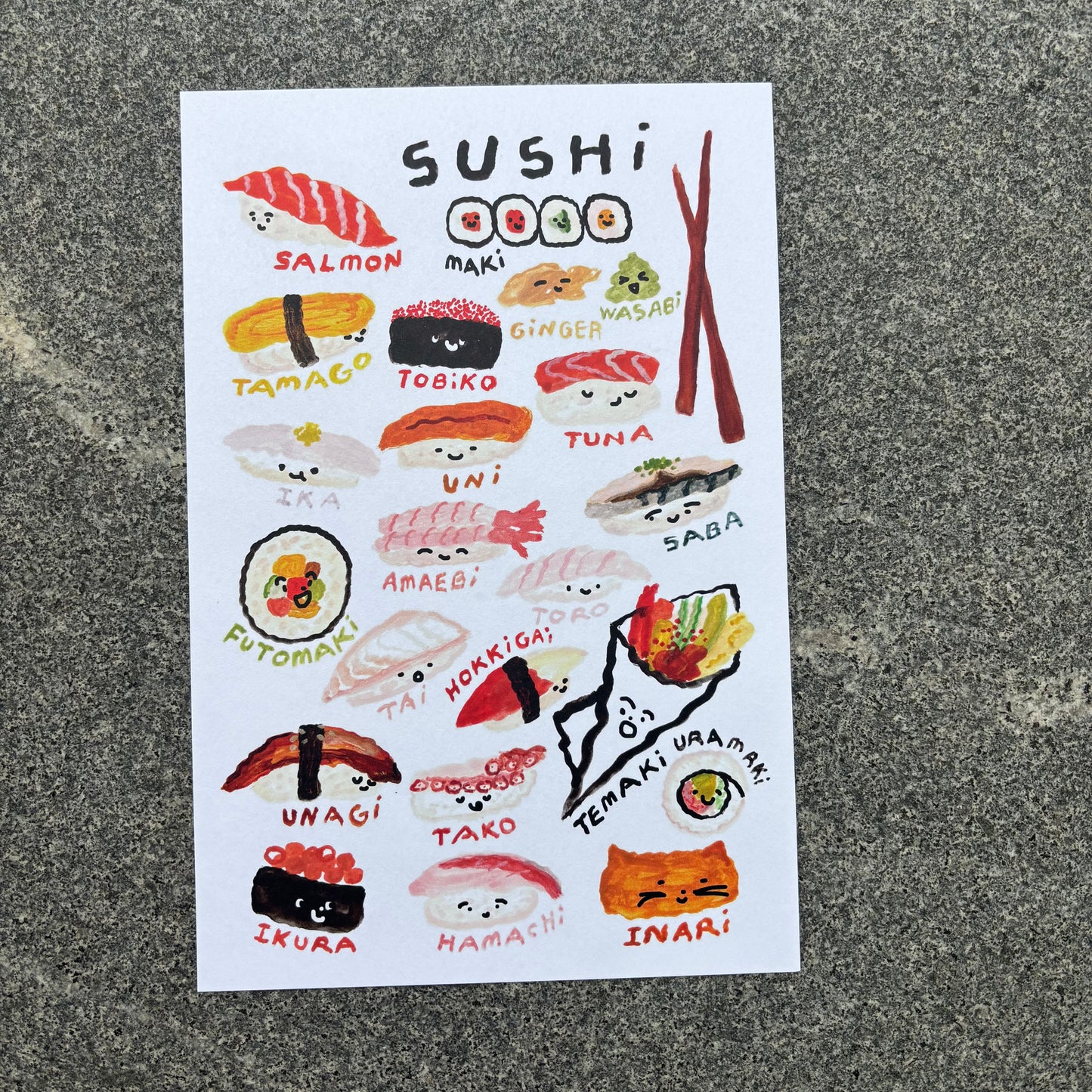 mini Poster : Sushi