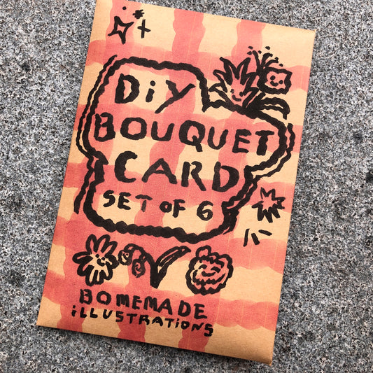 DIY Bouquet Card (Set of 6)