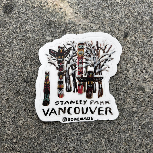Sticker : Winter Stanley Park