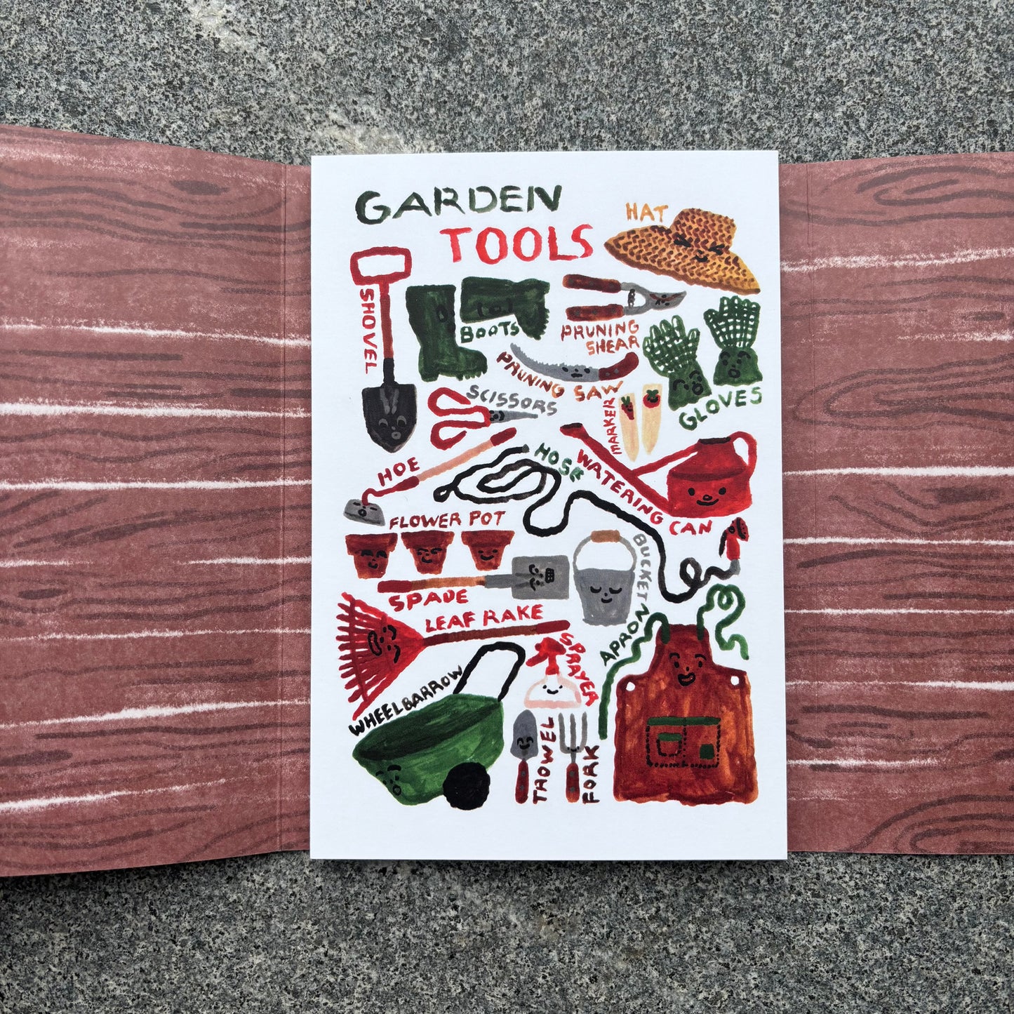 24 postcards Book - Garden Collection