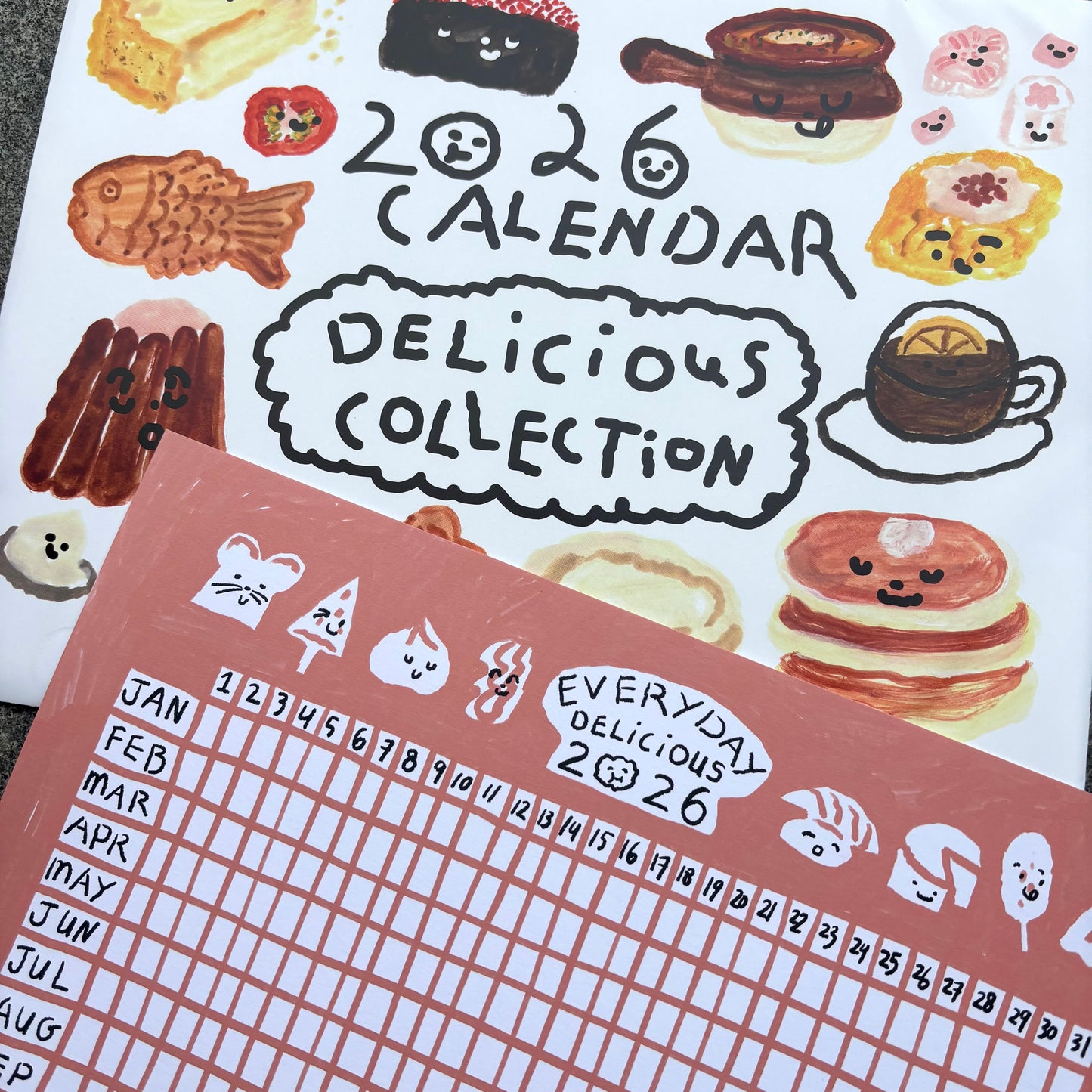 2026 Calendar : Delicious collection
