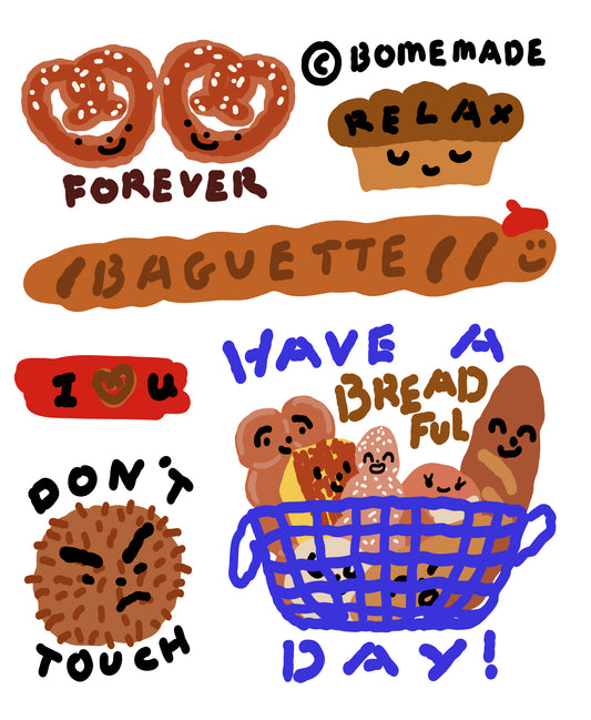 DTF transfer- Bread